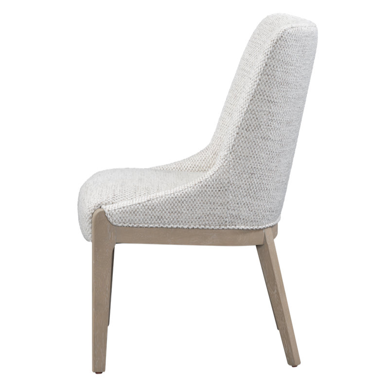 Randall Upholstred Dining Chair Crushed Cream Perfromance Fabric
