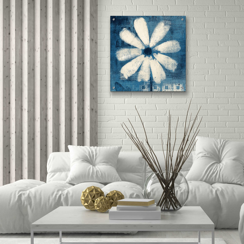 «Daisy For Belinda Blue» par Studio Mousseau, H 24 po x l 24 po x P 0,2 po