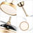 42" 3-Blade Gold Ceiling Fan with Lights and Remote Control, 6-Speed Latest DC Motor Ceiling Fan for Living Room, Bedroom-1047938327