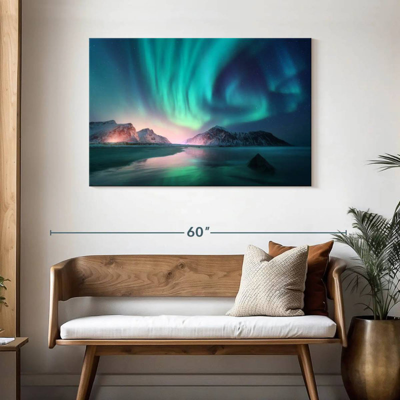 Alvord Meandering Northern Lights, 30" H x 45" W