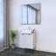 Ensemble de meuble-lavabo simple 23,6 po avec dessus Lissia-1163707504