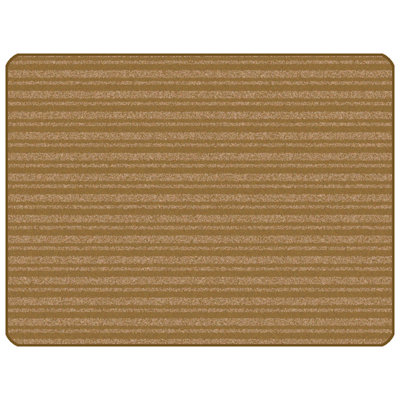 Tapis brun touffeté à rayures Subtile Kidsoft