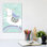 «Rainbow Unicorn» par Sophie Hanton - impression d'art graphique