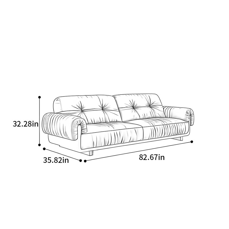Canapé de style moderne Mid-Century