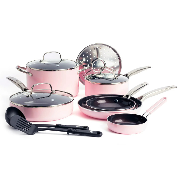 c&g outdoors 16 - Piece Non-Stick Aluminum Cookware Set