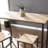 Venallo Rectangular Solid Wood Outdoor Bar Table , 52 " W 23.75 " D