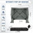 6x6FT Camping Gazebo Screen Tent,  Sided Pop-up Canopy Shelter with Mesh Windows-105122757