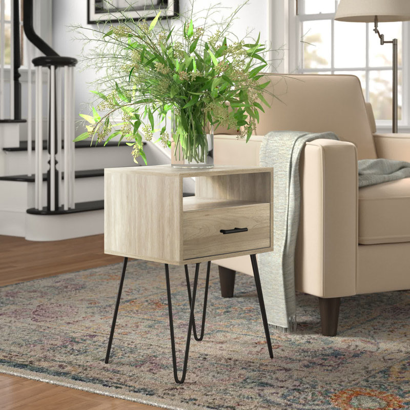 Amryis End Table, Birch