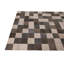 Tapis noir et beige Nakayama