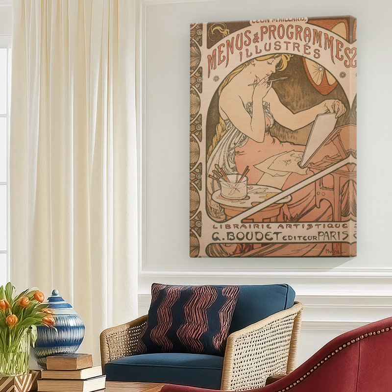 Les Menus & programmes illustrés, 40 po x 60 po