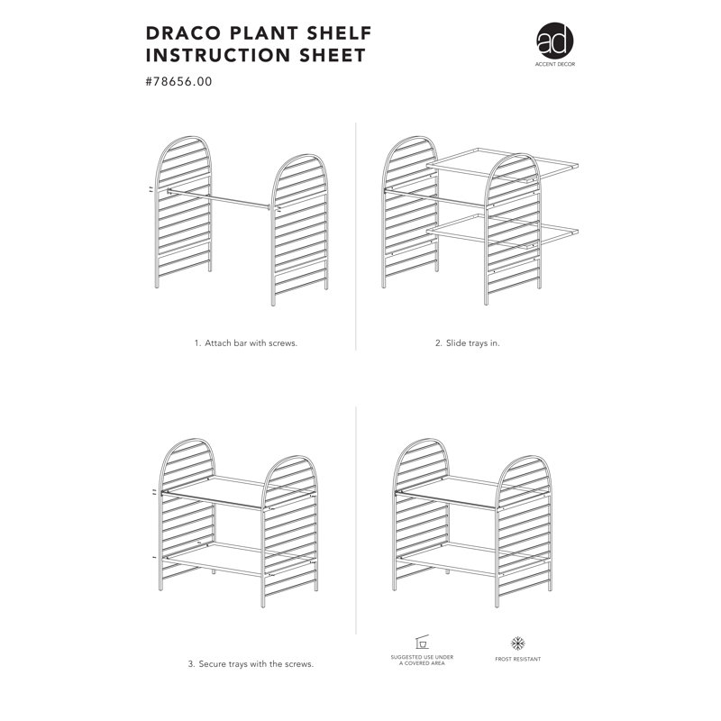 Rectangular Multi-tiered Plant Stand