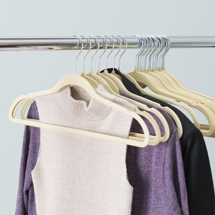 Mainstays Plastic Notched Adult Hangers for Any Clothing Type