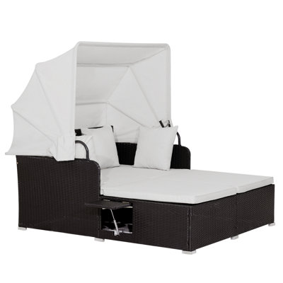 Alivio Outdoor Wicker Chaise Lounge by Latitude Run