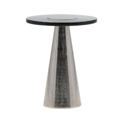 Alaric End Table Silver Large