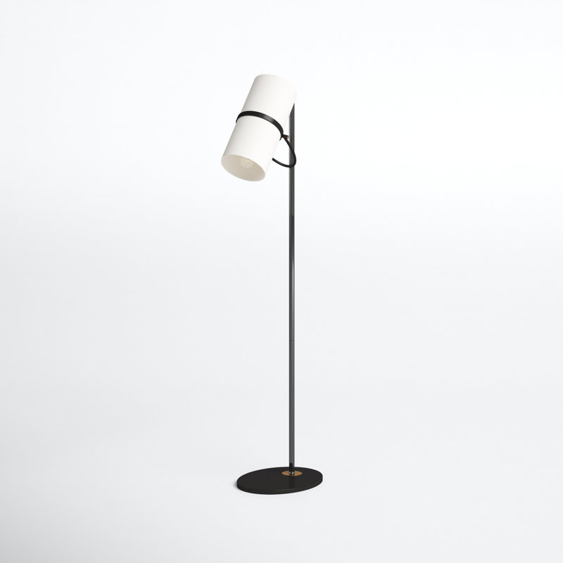 Delores 70.25'' Black Task Floor Lamp