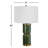 Jensi 26" H Ceramic and Metal Table Lamp with Linen Drum Shade -1924791358