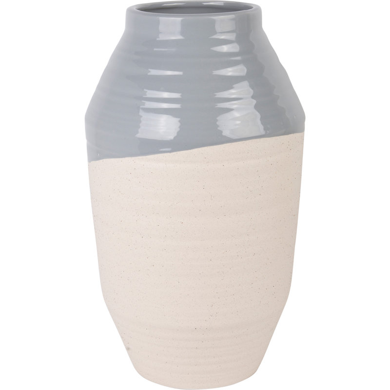 Vase 15,7 "gris - Décoration moderne pour la maison et le bureau