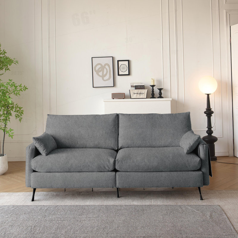 Causeuse confortable pour plusieurs personnes avec rangement supplémentaire et coussins relaxants pour diverses pièces