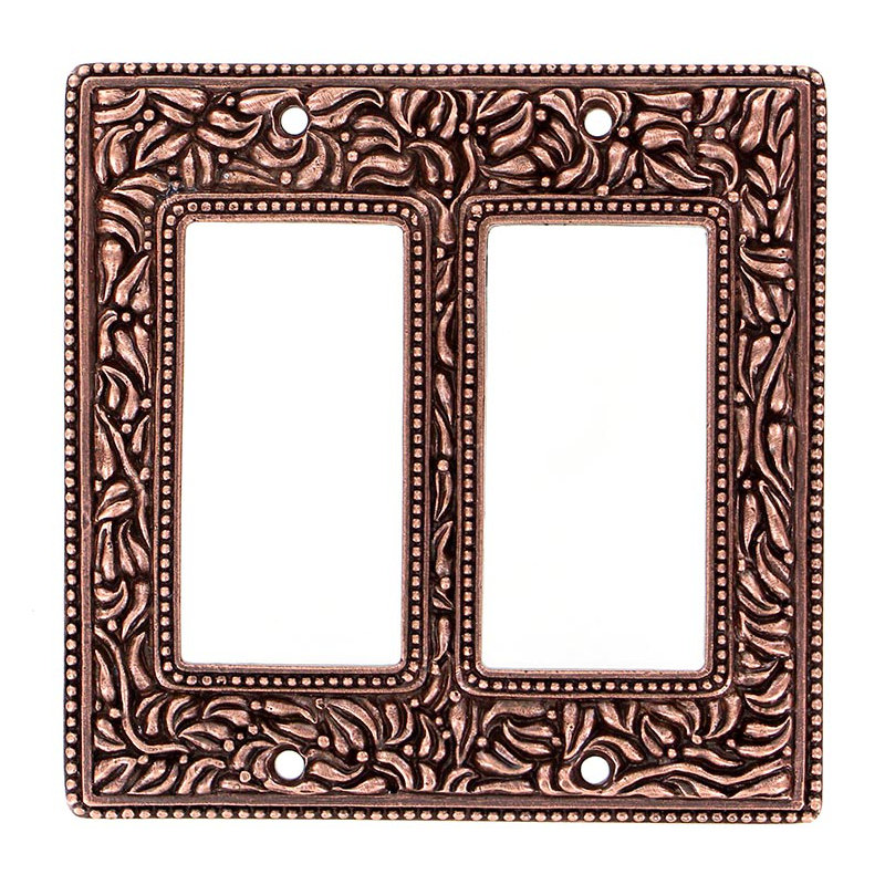 San Michele 2-Gang Rocker Wall Plate, Antique Copper