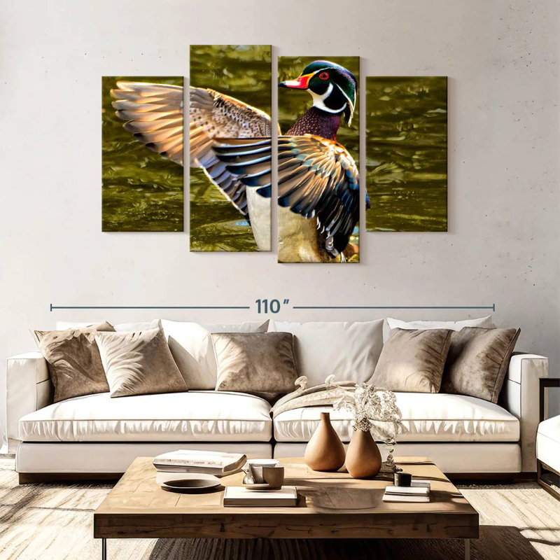 Brampt Duck Flapping Wings, 54" H x 84" W