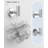 Bathroom Hardware Set 6-Piece Bath Hardware Set With Towel Bar, Towel Ring, Robe Hook, Toilet Paper Holder-111862084