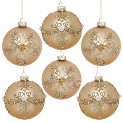 Elegant Pearl Ornament, 4 Inches