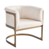 Regan Barrel Chair w/Hair-on-Hide