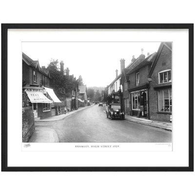 Bramley, High Street 1929 by Francis Frith - Single Picture Frame Print