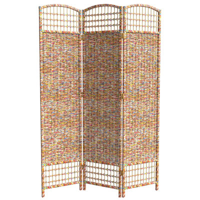 Diago Recycled Newspaper Folding Room Divider