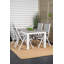 Jayesh 4 - Person Patio Dining Set with Extendable Rectangular Table-2074741293-2074741292