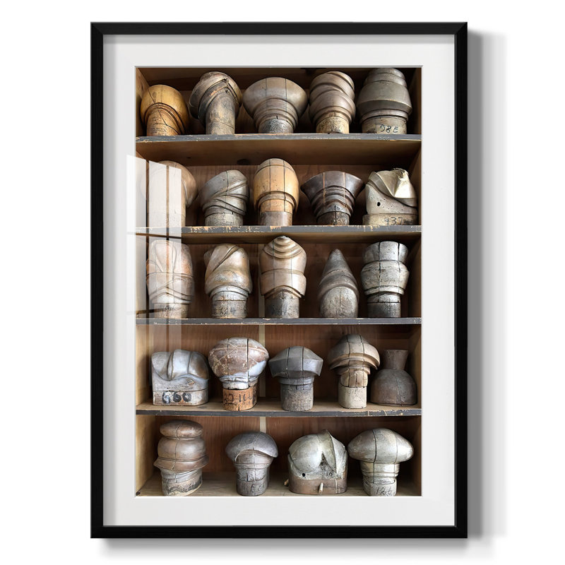 IgnatiussHatBlocksIIPremiumGalleryWrappedCanvas-Framed Print