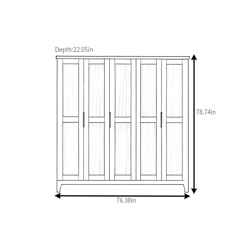 Simple And Practical Wardrobe