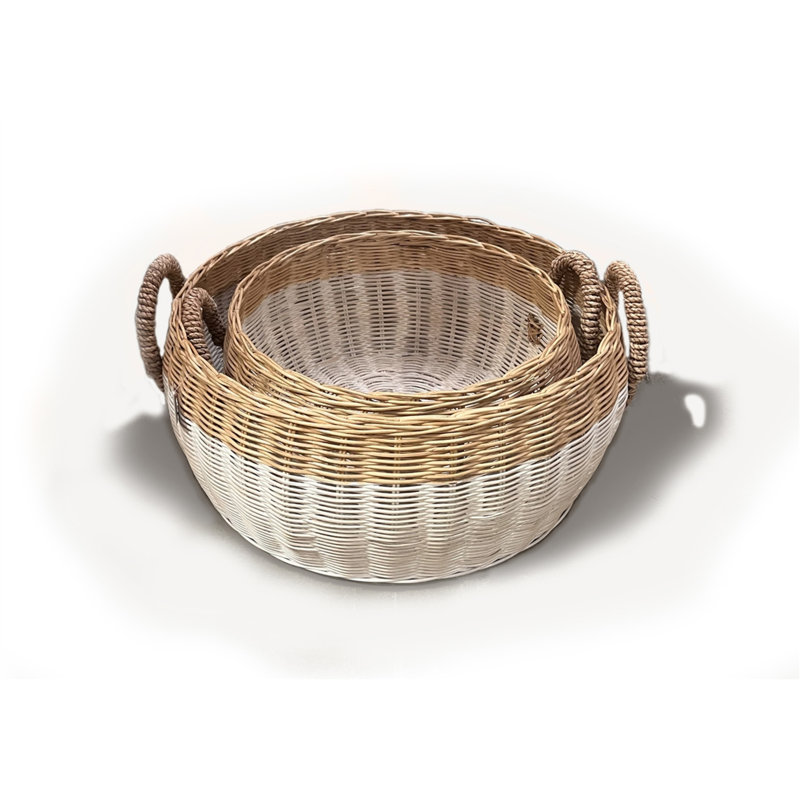Wicker Metal General Basket Set