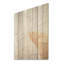 Minimalisme gracieux - art minimaliste beige et doré sur bois de pin naturel-1332257223