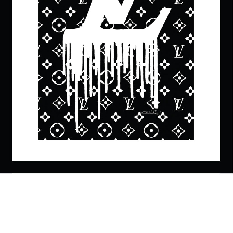 Décoration murale Fashion Designer, Noir / blanc
