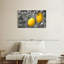 Ensemble de 3 citrons pop sur toile-1242742182