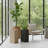Square Grove Column Planter - Ash Brown