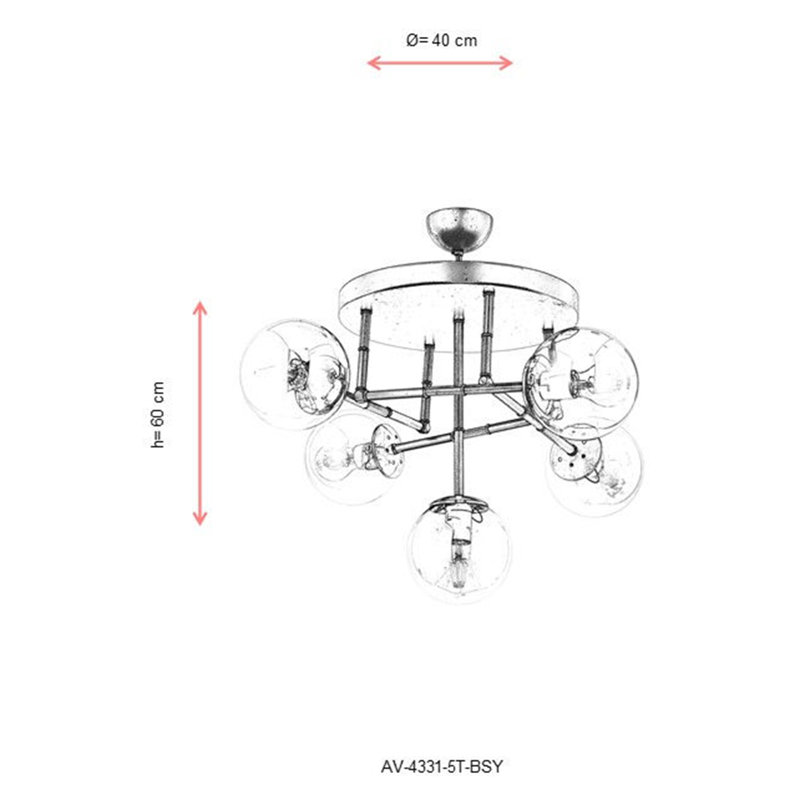 5 - Light Unique Chandelier