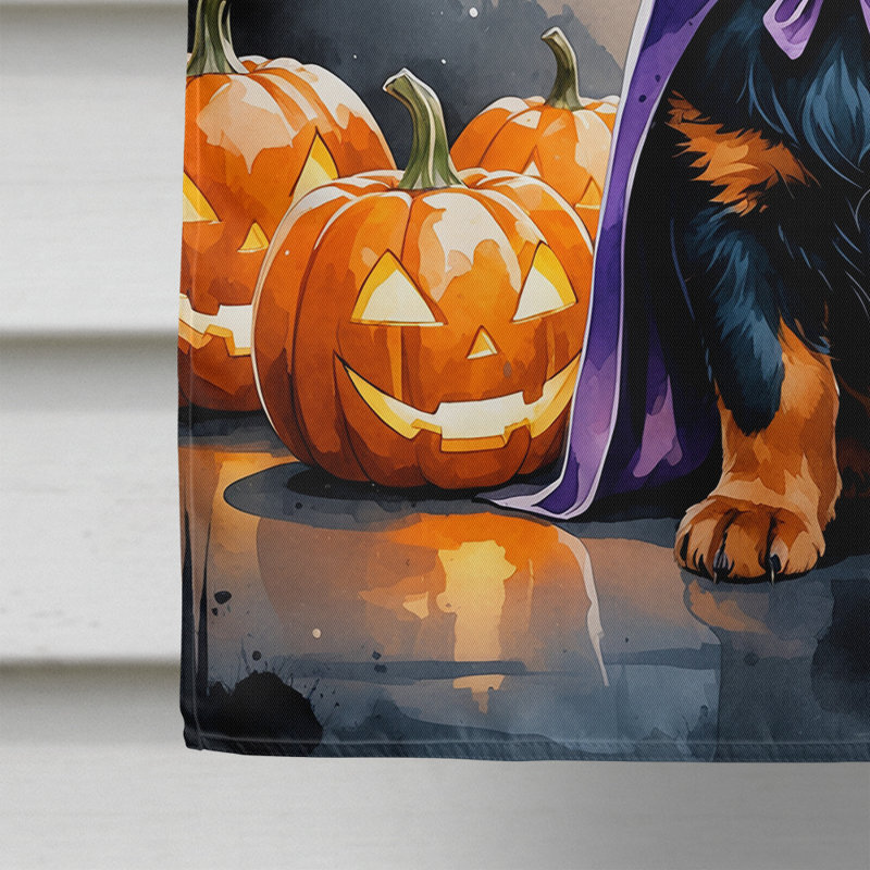 Drapeau de chiot Halloween House, Rottweiler