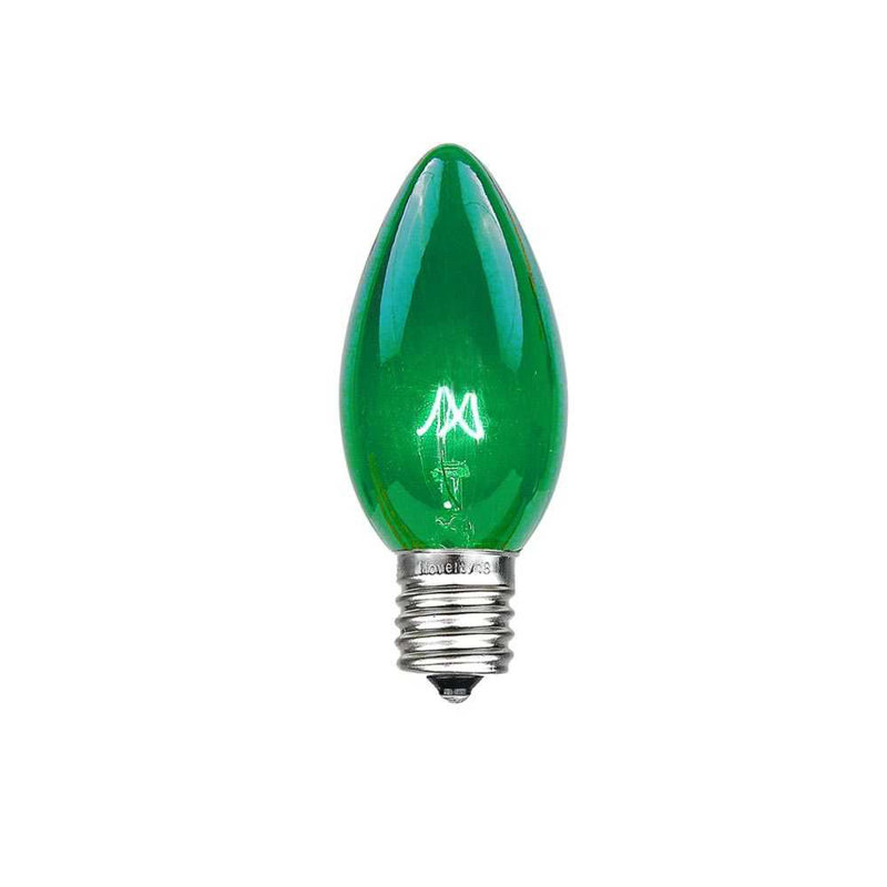 Lampe de noël 25 lumières de chaîne, Vert, 25, 84"