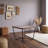 Metal Coffee Table with Glass Top