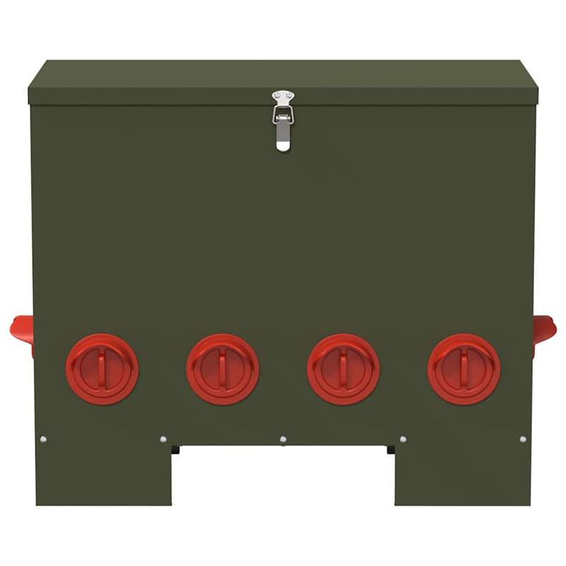 Cold-Rolled Steel Feeder, Olive Green