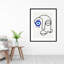 No Evil Permise - Reproduction d'art graphique sur papier encadré-1344366067-1412678570