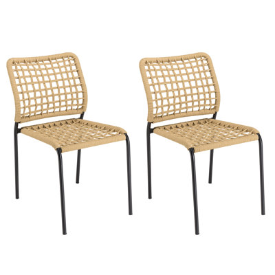 Candance Stacking Patio Dining Side Chair