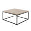 Tables basses robustes en MDF et en acier, décor industriel moderne pour la maison