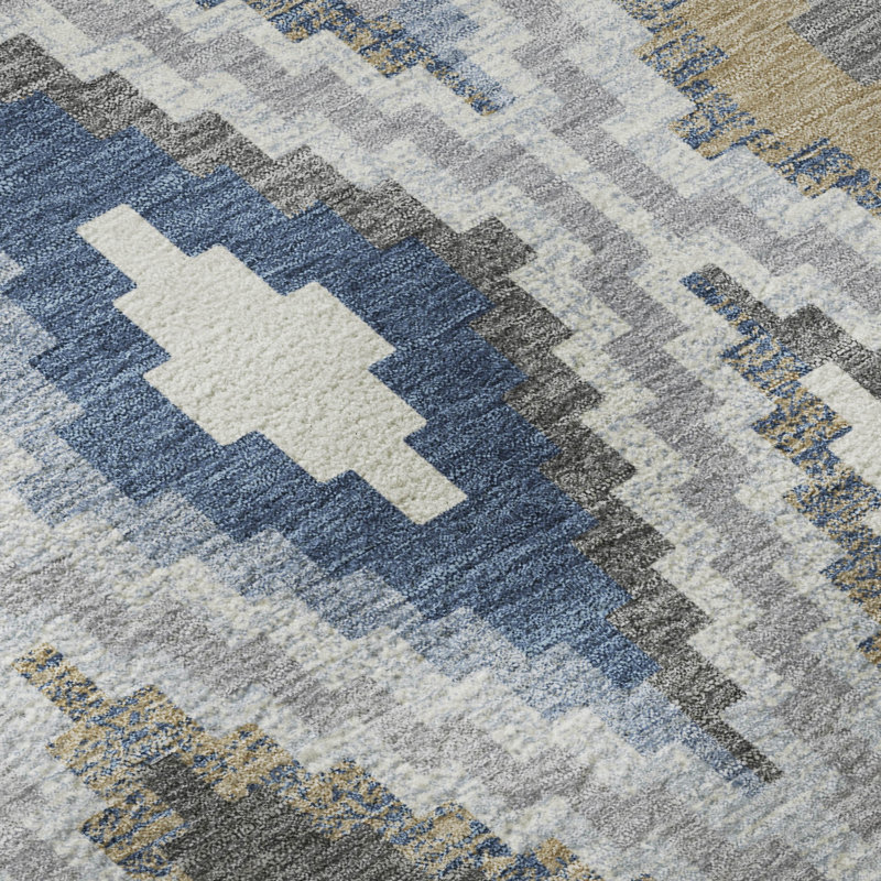 Tapis de qualité supérieure lavable à la machine Mayfield AMF2331, En jean, 3 pi x 5 pi