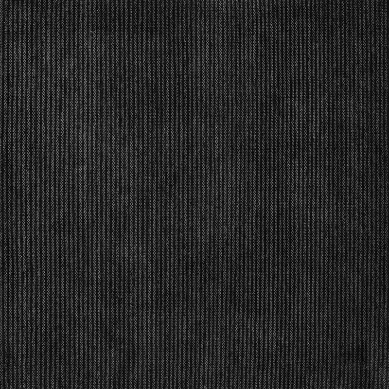 Tapis noir tissé à la machine Fayetta, Carré 4 pi