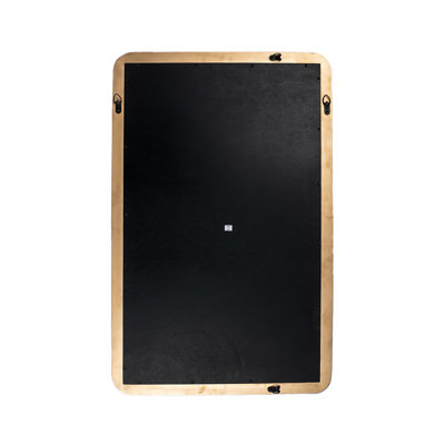 Donow Solid Wood Flat Wall Mirror