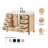 Cambridge 48'' Solid Wood Single Bathroom Vanity in Oak, with 1.5'' Carrara White Quartz Top, Center, Rectangle Sink-1803519348-1794764017