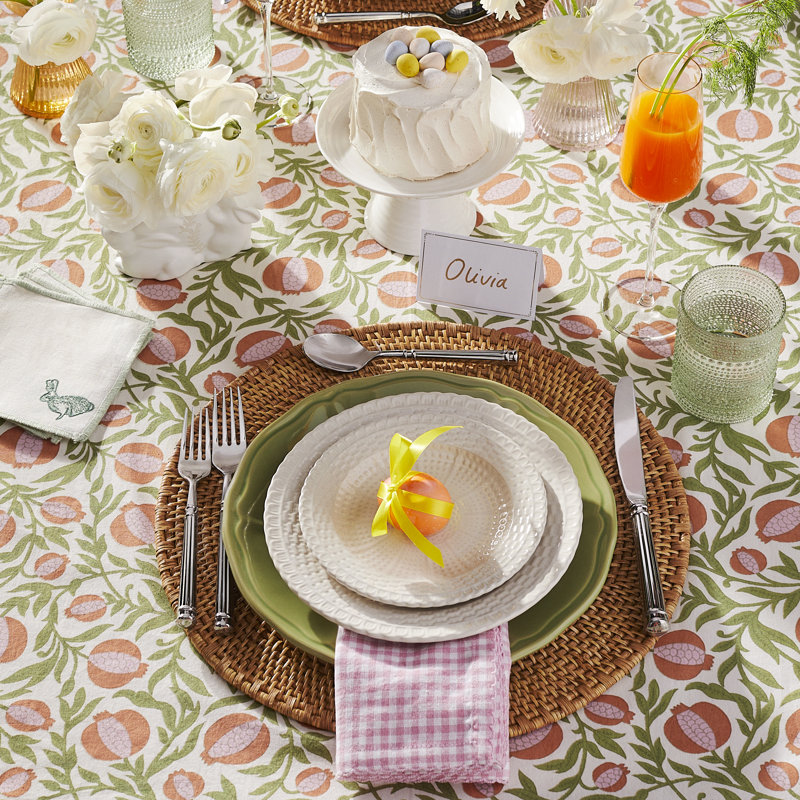 Easter No Pattern Easter Dining Linen Set - Set of 4